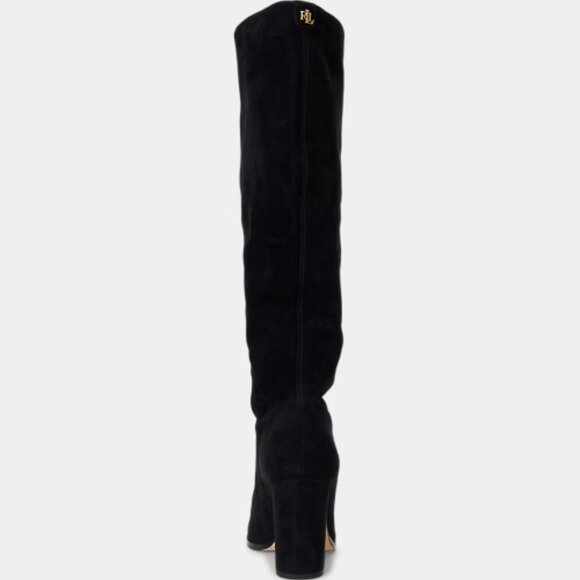 Lauren Ralph Lauren Artizan Suede Tall Boot Sz 6 - Picture 3 of 3